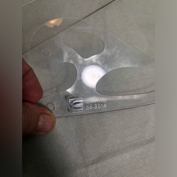 Architectural Drafting Tools Templates Design Drawing Compass 3Side Scale Ruler - Picture 6 of 9